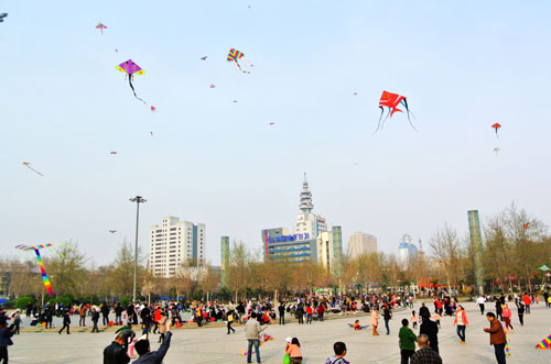 鄭州：陽春三月花爛漫