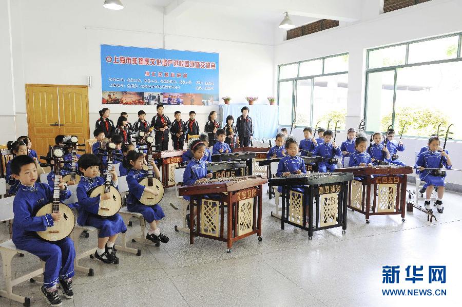 上海“非遺”進(jìn)校園