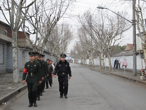 上海楊浦：4萬“軍地警”大巡防 多個小區春節零發案