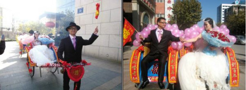 年輕情侶創(chuàng)意秀愛情: “裸”物質(zhì) 幸福可以很簡單