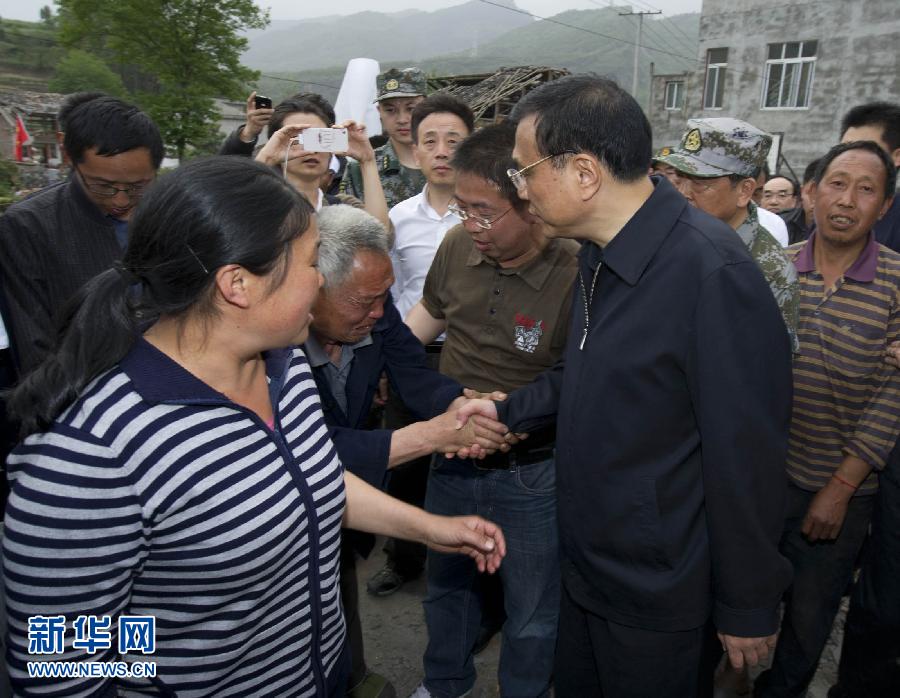 李克強在震區24小時的足跡