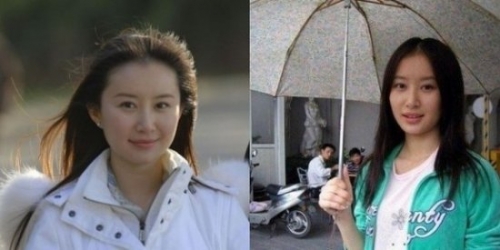 女星卸妝花容失色