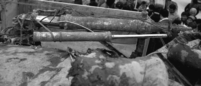 安徽漁民撈出飛機殘骸 印