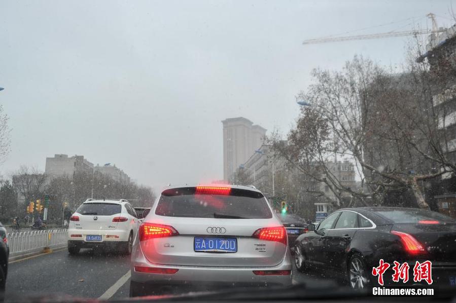 全國多地迎來2014年第一場降雪