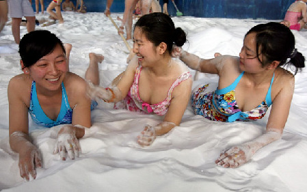 “中國死海”運城鹽湖