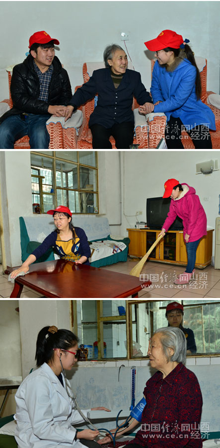 山西晉煤集團宏圣公司“學雷鋒”情暖社區老人