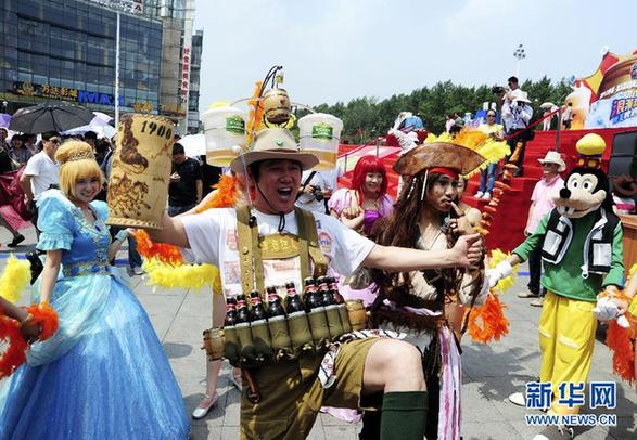 高清大圖：哈爾濱國際啤酒節(jié)開幕