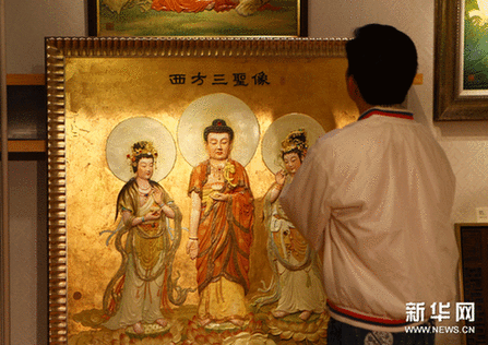 浙江省非物質(zhì)文化遺產(chǎn)精品展亮相臺(tái)北 圖