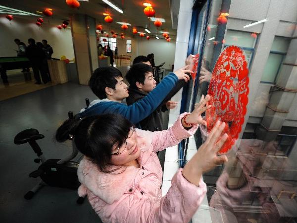 杭州：寒假留校大學(xué)生的快樂“留家莊”成立