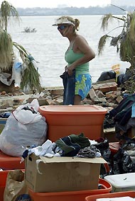 New Orleans left to the dead and dying