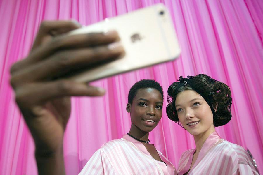 Backstage at Victoria's Secret Fashion Show