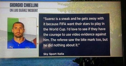 受害者基耶里尼:裁判看見牙印了