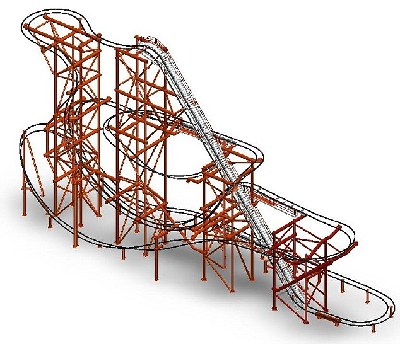 英國(guó)5名游客被倒掛世界最陡過(guò)山車上20分鐘