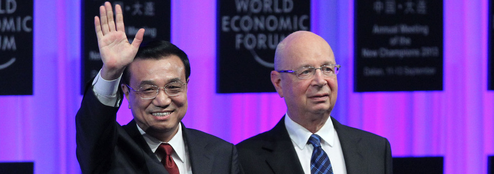 組圖：李克強致辭夏季達沃斯論壇