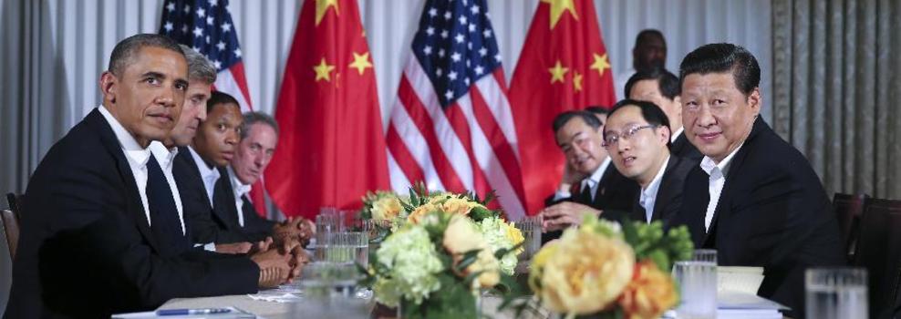 習(xí)近平同美國總統(tǒng)奧巴馬舉行中美元首會晤