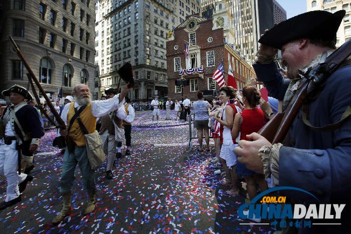 游行狂歡煙花！美國各地國慶活動集錦（組圖）