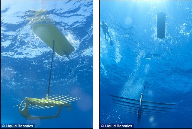美國海上智能機器人“滑浪者”開始橫渡太平洋之旅