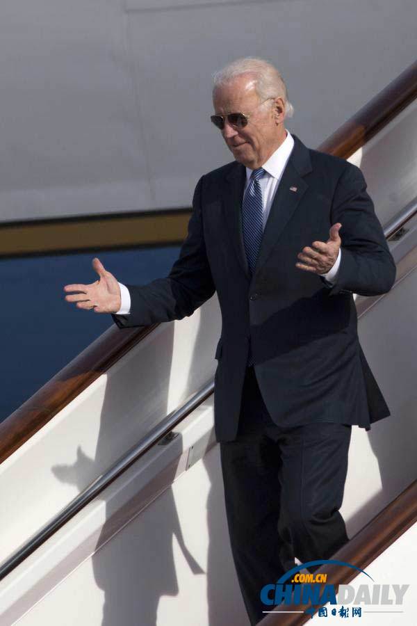 美國副總統拜登抵達北京 開始對中國進行訪問(組圖)