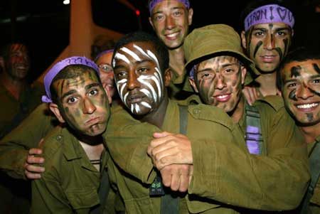 以色列作戰(zhàn)部隊的夜行拉練