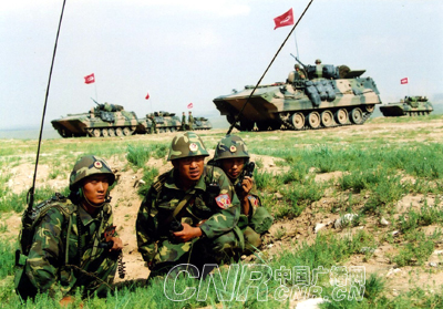 北京軍區實兵對抗演習