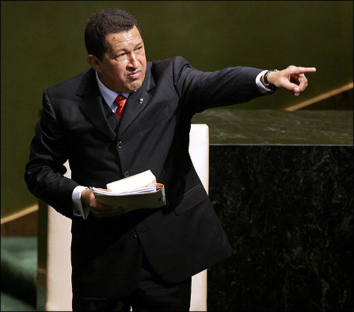 查韋斯在聯大稱布什“魔鬼、騙子和暴君”