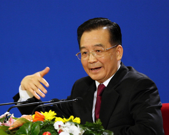 溫家寶總理答中外記者提問(wèn)實(shí)錄