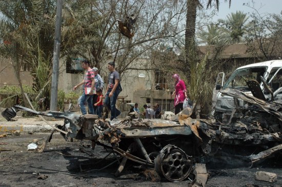 巴格達連環汽車炸彈襲擊致26死53傷