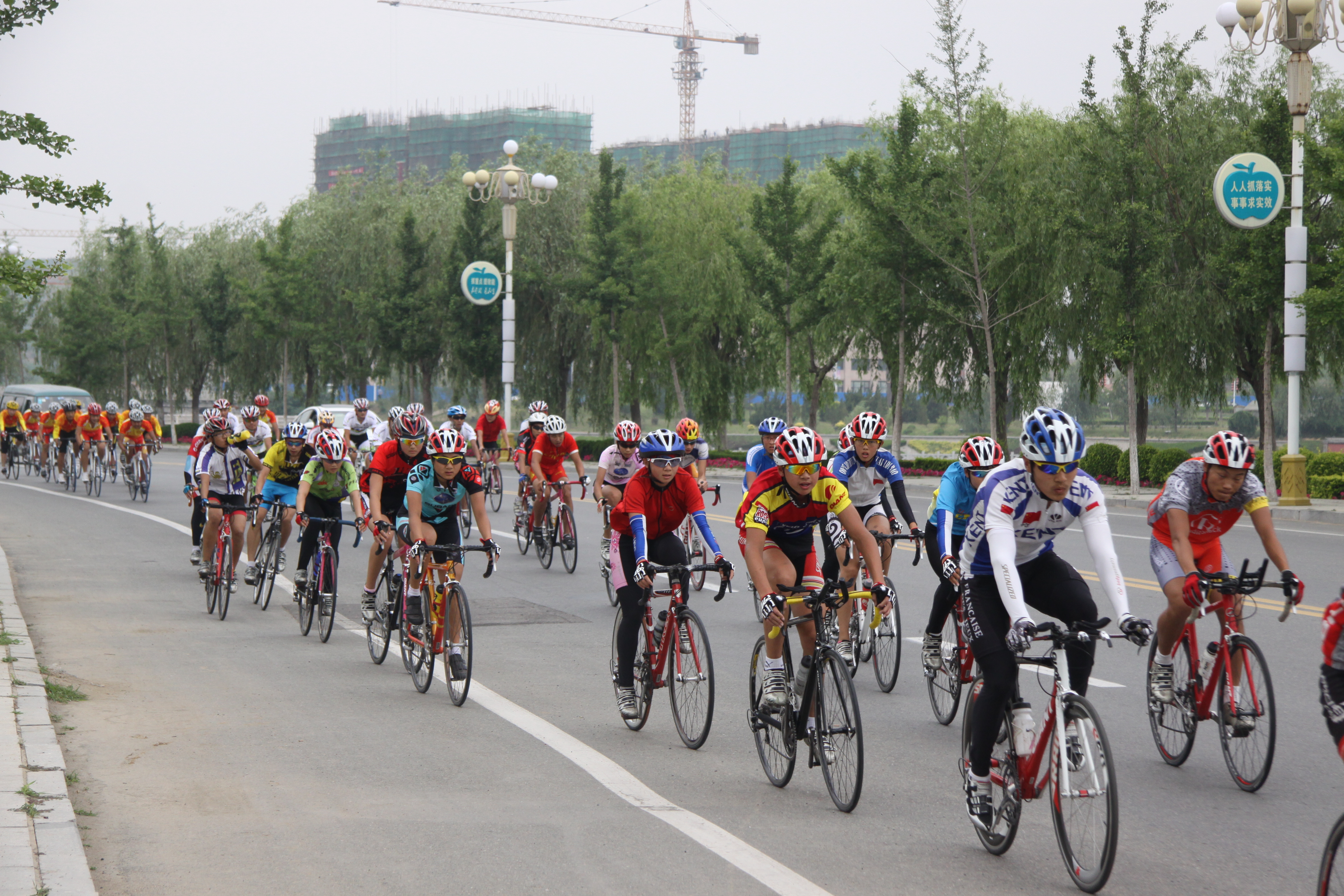 2012年山東省公路自行車項目錦標賽開賽