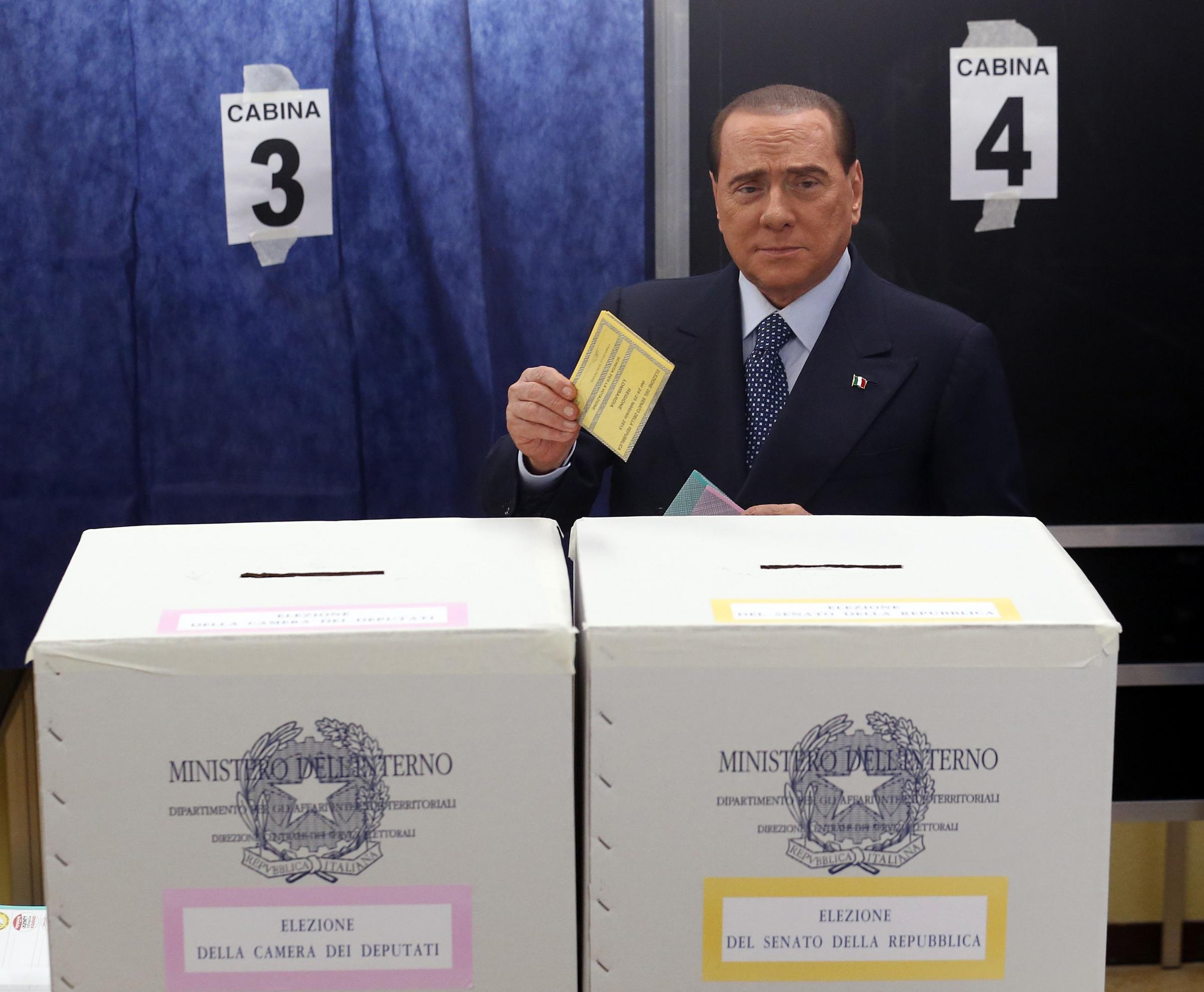 意大利大選牽動歐元區(qū)神經 貝盧斯科尼卷土重來引發(fā)擔憂