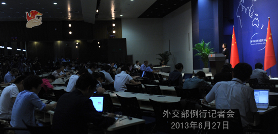 外交部就樸槿惠訪華、中印邊界問題等答問