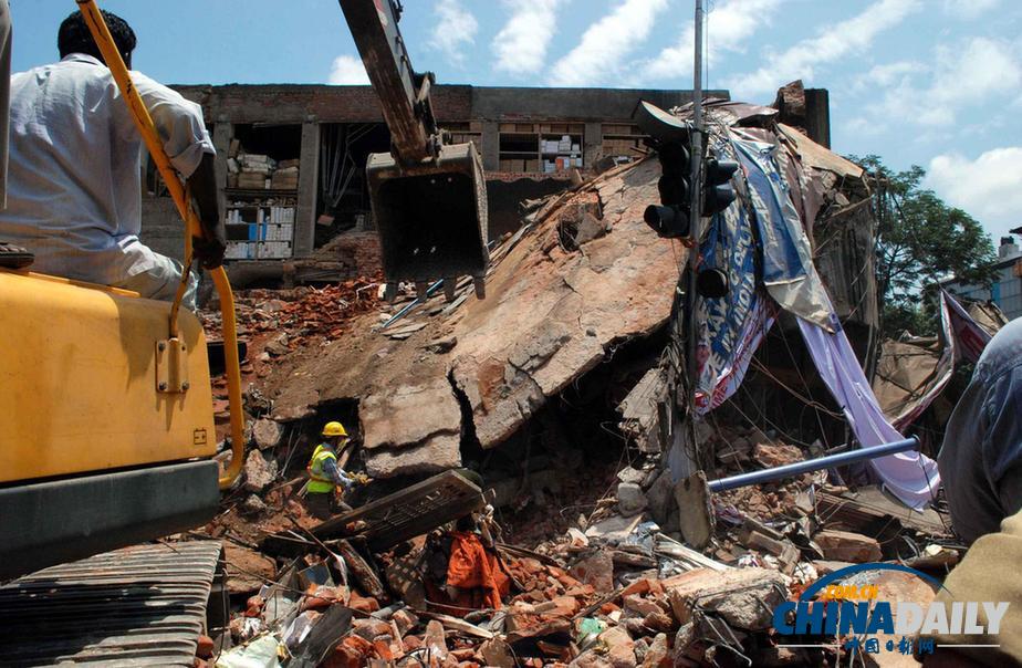 印度南部一旅館倒塌至少6人死亡11人受傷（組圖）