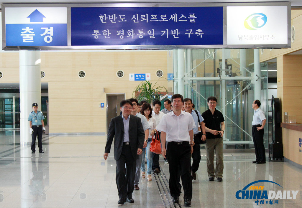 韓國派遣設備檢驗小組重返開城工業園區 為重開做準備（組圖）