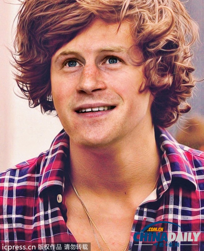 高手惡搞英皇室頭像 凱特長胡子威廉頭發(fā)濃密（圖）