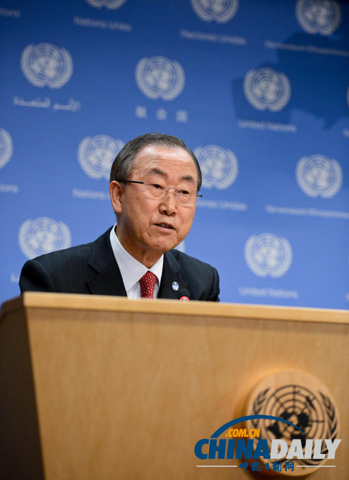 潘基文說對敘軍事行動須安理會授權 美國會開聽證會(組圖)