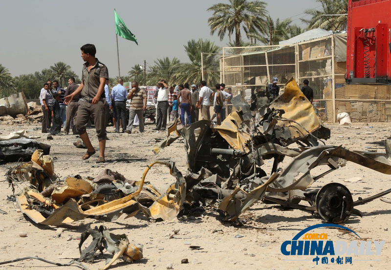 伊拉克首都附近多起炸彈襲擊致死傷逾百（組圖）