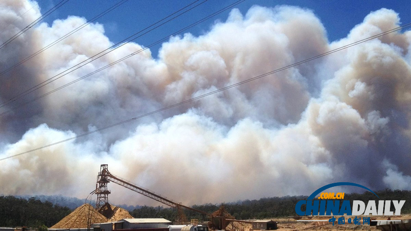 澳大利亞山火持續肆虐 滅火飛機墜毀飛行員生死未卜