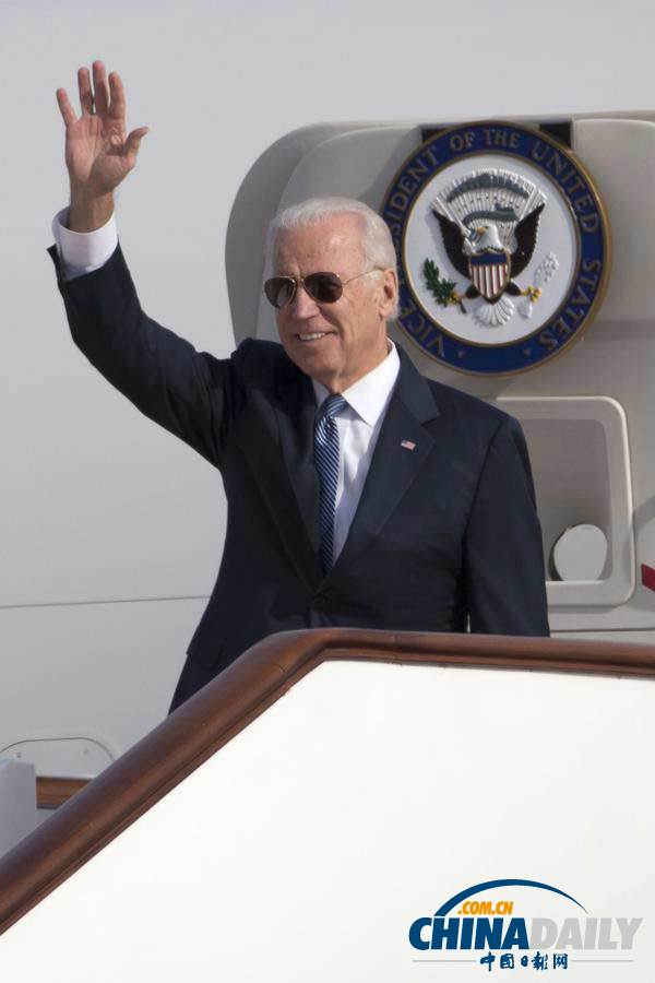 美國副總統(tǒng)拜登抵達北京 開始對中國進行訪問（組圖）