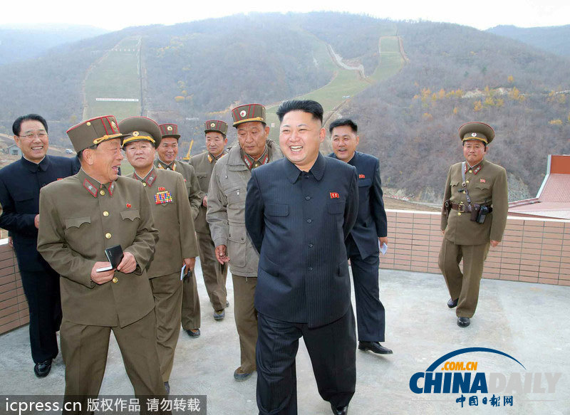 朝鮮馬息嶺滑雪場前后對比不一致疑似經過ps處理