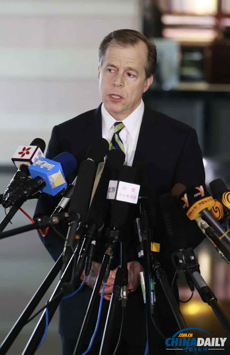 美國對朝政策特別代表戴維斯在京會見中外記者