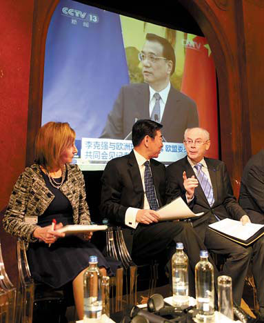 Van Rompuy affirms ties at EU-China Forum