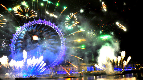 留學日記:無與倫比的倫敦跨年煙火