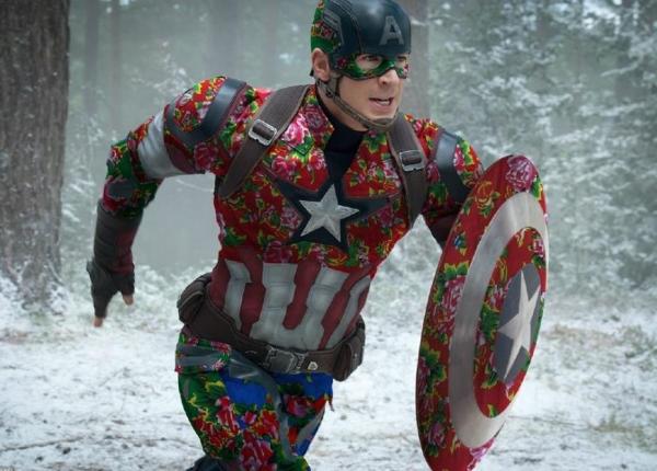 《復聯2》英雄穿東北花棉襖