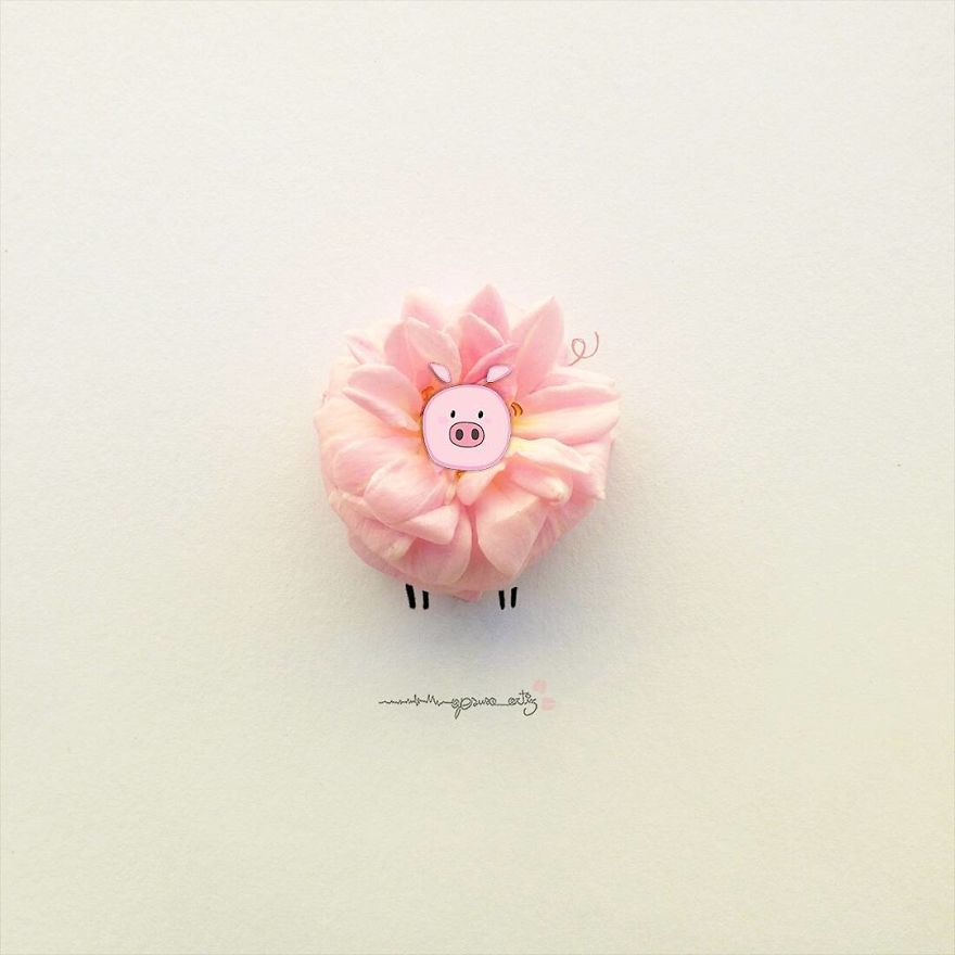 我用花瓣、果子、棉花糖變出了童話世界（組圖）