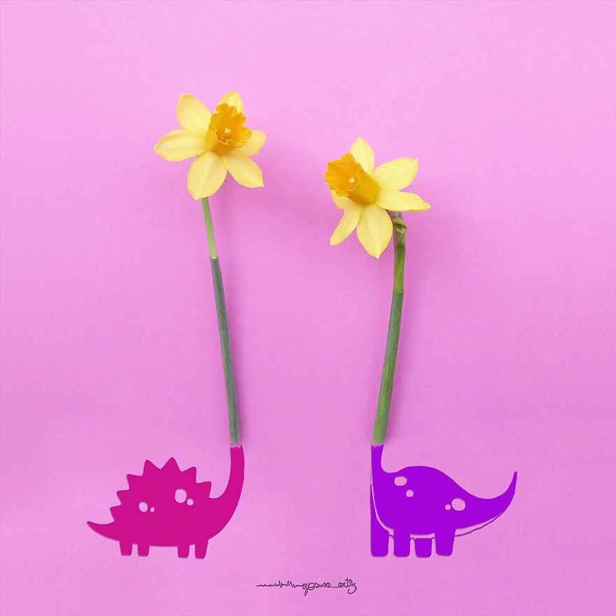 我用花瓣、果子、棉花糖變出了童話世界（組圖）