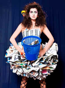 省錢又環保的“垃圾時尚”