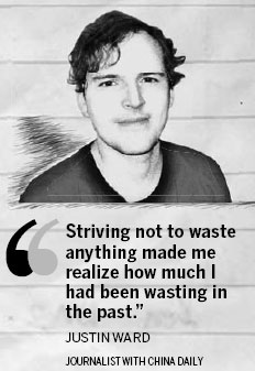 Justin Ward Living below the line