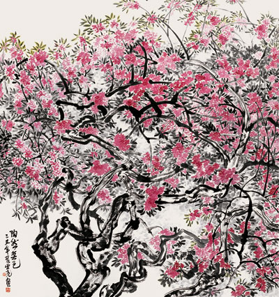 Teachers' ink painting show opens for Teacher's Day