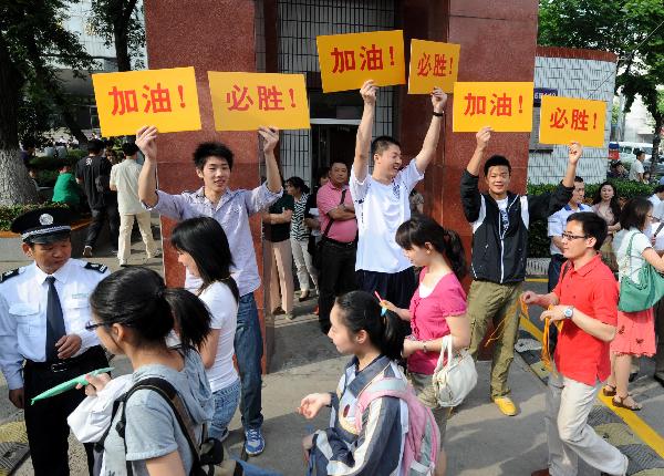 Millions take college entrance exam in China