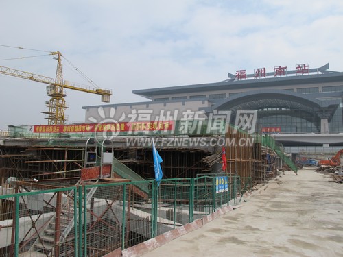 地鐵火車南站站西段主體4月完工 15個(gè)站點(diǎn)已圍擋