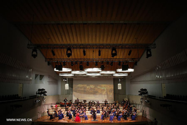 Chinese artists perform in